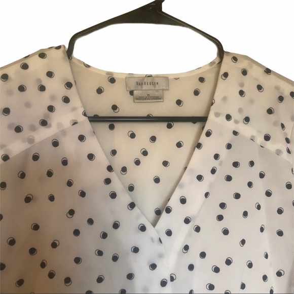 Van Heusen Women’s Top Blouse Size M Medium - Picture 3 of 6